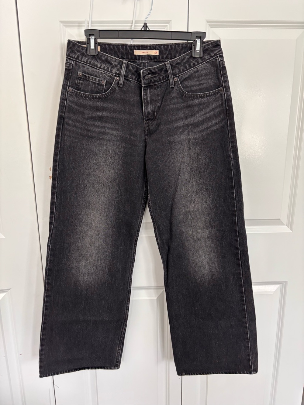 Levi's Black Fade Wide-Leg Jeans